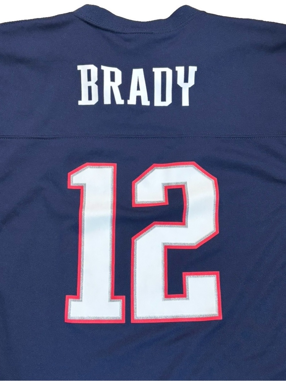 Tom Brady #12 New England Patriots Youth Large 14/16 NFL Team Apparel Jersey 🏈 - Picture 7 of 10